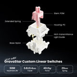كيبورد Grava Star Mercury K1 75% - أسود