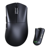 ATTACK SHARK V8 Ultra-Light Ergonomic Right-handed Ergonomic Wireless Gaming Mouse up to 42000 DPI - Black