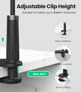 Ugreen Multifunction Phone Clip Stand 90cm - Black (LP113 - 80906)