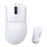 ATTACK SHARK V8 Ultra-Light Ergonomic Right-handed Ergonomic Wireless Gaming Mouse up to 42000 DPI - White