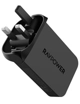 RAVPower RP-PC1095 GaN PD100W 2-Port Wall C Black - RP-PC1095