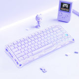 GravaStar Mercury V75 75% Hall Effect Magnetic Switch Gaming Keyboard - Lavender Purple