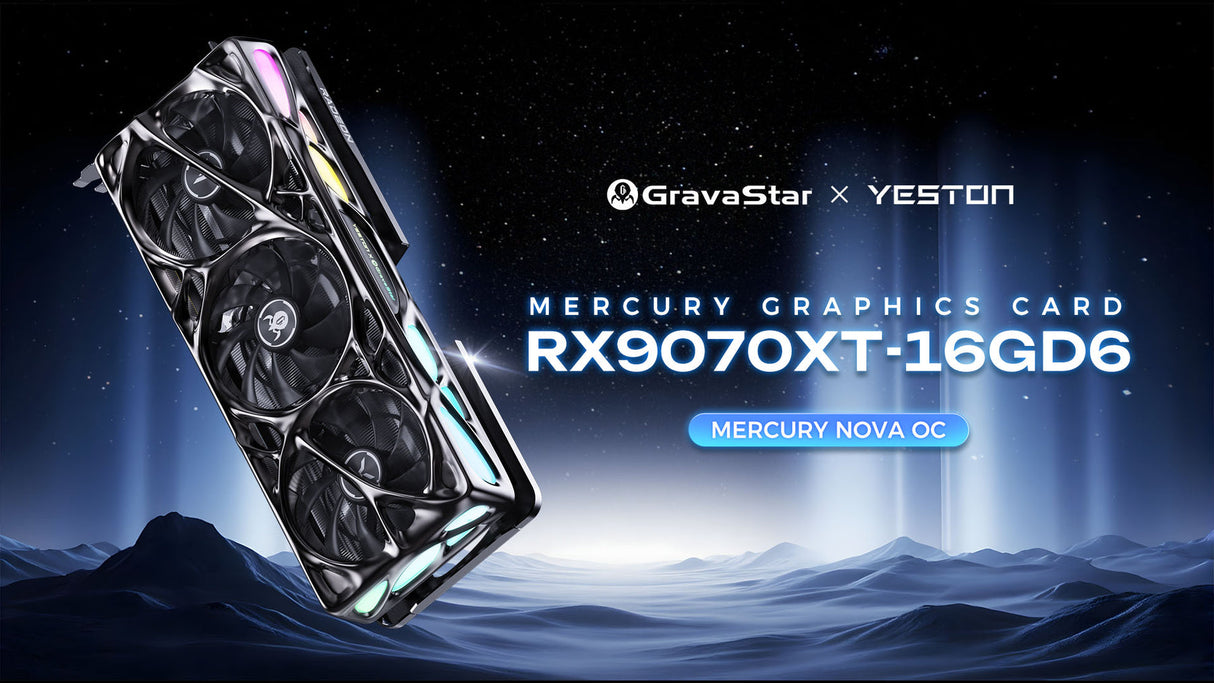 Gaming PC Intel Core i9-14900K, AMD RX 9070 XT Gravastar Special Eddition VGA, 64GB RAM DDR5