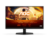 شاشة ألعاب مسطحة بتقنية IPS من AOC، طراز 27G42E، مقاس 27 بوصة، بدقة FHD (1920 × 1080)، ومعدل تحديث 180 هرتز، وزمن استجابة 0.5 مللي ثانية - أسود