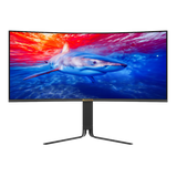 Sades BL-Shark 34" WQHD (3440x1440) 200Hz Refresh Rate, 0.5 Response Time, HDMI 2.1, VA Curved Gaming Monitor - Black