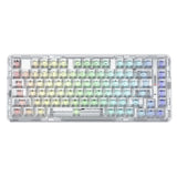 Redragon K649 ELF PRO 78% 3-Mode RGB Mechanical Keyboard - Transparent