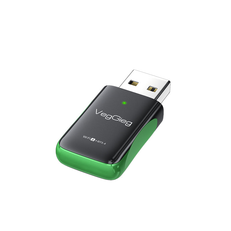 VegGieg 2-IN-1 Bluetooth Wireless Network Adapter(WIFI6+Bluetooth 5.4) Model V-UB506