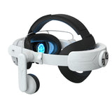 Gamax Meta Quest 3 Head Strap With Headphones - White