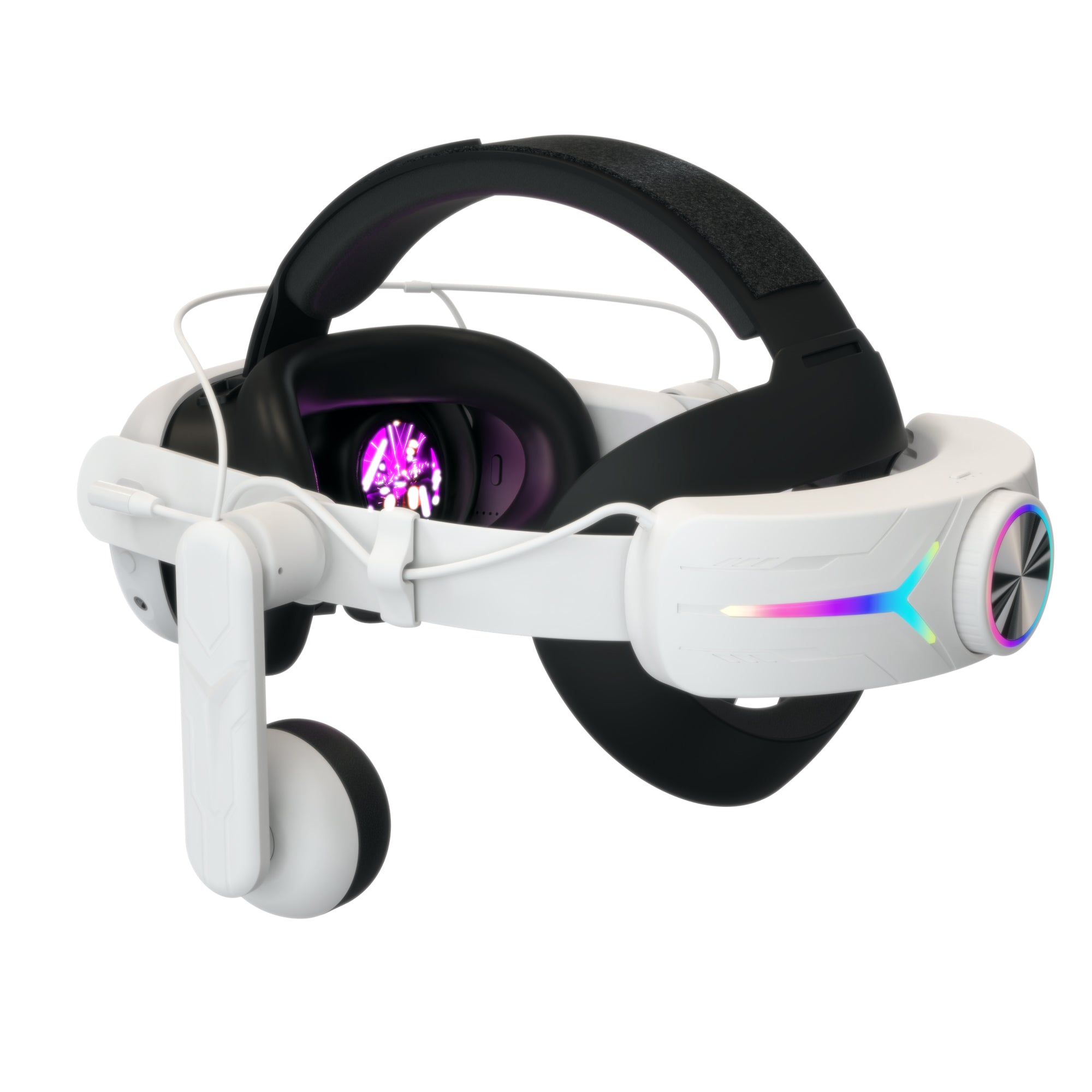 Gamax Meta Quest 3 Head Strap with 8000mAh battery , Dazzle