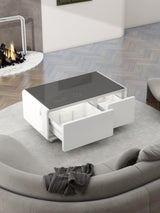 Gamax Smart Coffee Table with 90L Refrigerator (TB-90) , 2 USB