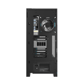 DarkFlash DY450L Pro 4 Digital Fans Case - Black