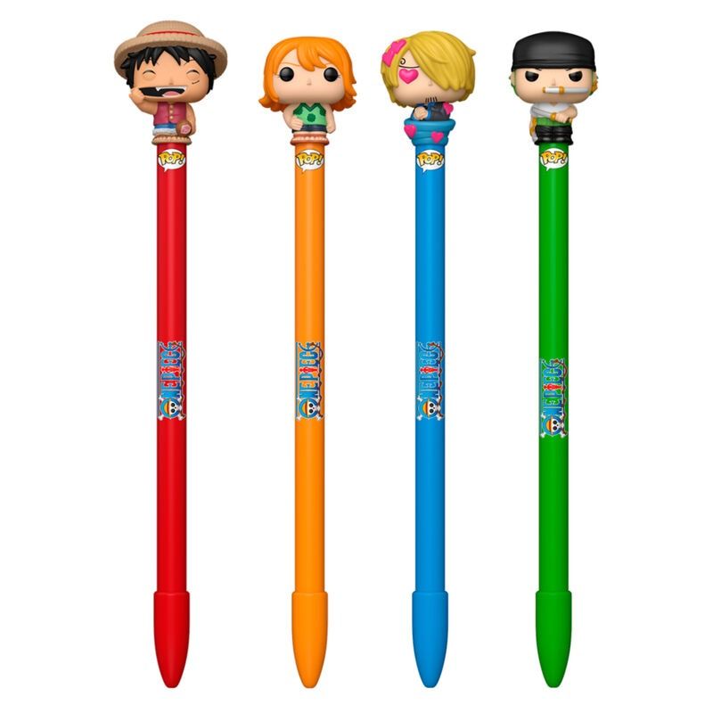 Pen Topper! Animation: One Piece 16pc PDQ (Sell Per Piece)