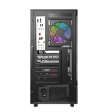 كيس كمبيوتر DarkFlash DS950V بحجم ATX مع ٦ مراوح وشاشة LED – أسود