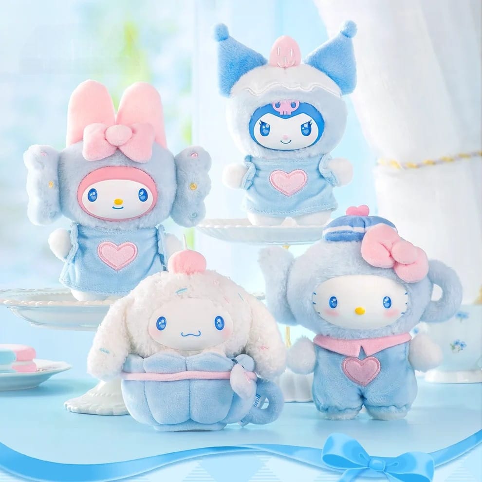 Sanrio characters Blue Flutter Series Plush Relaxing Toy (Blind Box) selling per piece - 25MR-010