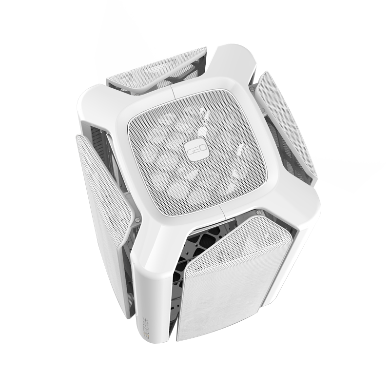 Geometric Future Model 2 Ark Mini Tower Mesh Case - White