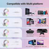 سماعة الألعاب ONIKUMA X25 RGB – أبيض