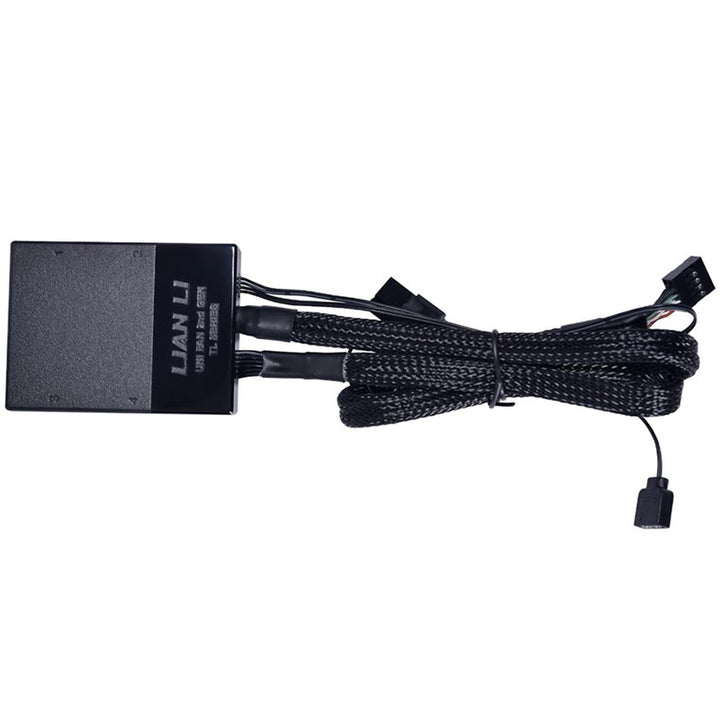 مراوح Lian Li UNI FAN TL LCD 120mm ARGB مع شاشة LCD بحجم 1.6" – (عدد 3 مراوح) – أسود
