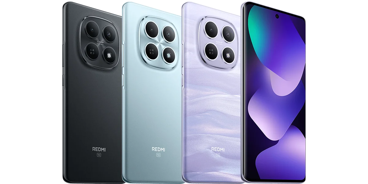 Redmi Note 15 5G Qualcomm SM6475-AB Snapdragon 6 Gen 3, 8GB RAM 256GB Storage, 50MP AI + 8MP Camera, 6.77" 120Hz, 5800mAh with 45W charge