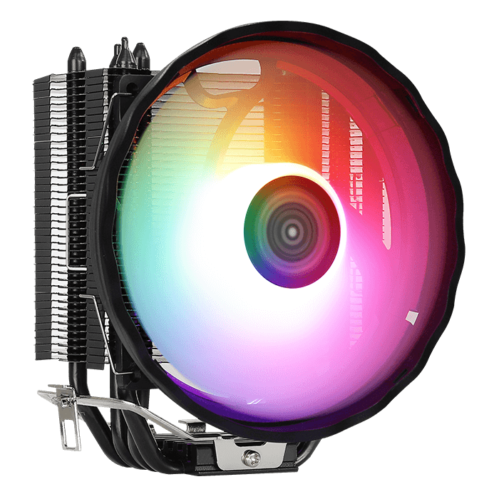 AEROCOOL RAVE 4 ARGB CPU Air Cooler - Black