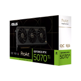 كرت شاشة أسوس برو آرت جي فورس آر تي إكس ٥٠٧٠ تي آي أو سي ١٦ جيجابايت جي دي دي آر ٧ أسود