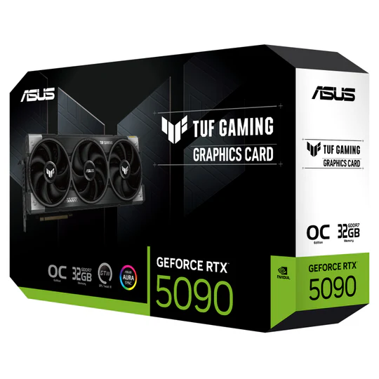 Asus TUF Gaming GeForce RTX 5090 32GB GDDR7 OC Edition Gaming Graphics Card ( Delivery With IN 5 Working Days )