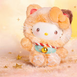 Hello Kitty Style Meow Blessing Series Plush Relaxing Toy He - 5.12 inch (Blind Box) selling per piece - 25MR-017