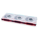 مراوح LIAN LI UNI FAN TL LCD 120mm ARGB مع شاشة LCD بحجم 1.6 بوصة – عبوة 3 مراوح – ابيض