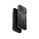 Bundle Apple iPhone 17 Pro Max(1TB)12GB RAM 6.9"-Deep Blue+SKINARMA MAGNETIC SMART GRIP-STAND ARCH XE PHAZE-BLACK+Uniq Airsuit MagSafe Case for iPhone 17 Pro Max - Glossy Smoke