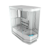 Cougar FV270 Mid Tower Two Panel Front & Left Side Tempered Glass Case with One RGB Fan - White