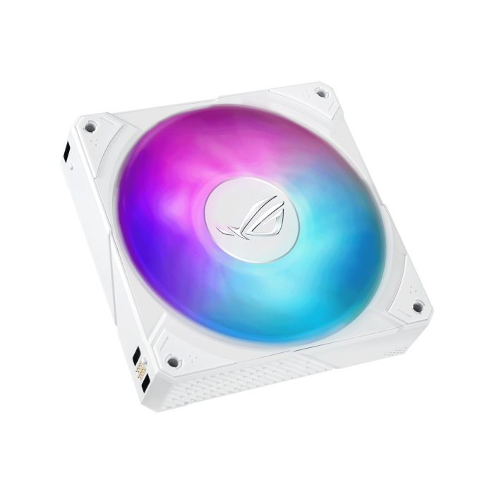مبرد المعالج السائل Asus ROG Ryujin III 360 ARGB Extreme Gen 2 باللون الأبيض مع شاشة LCD بحجم 3.5 بوصة ومراوح مغناطيسية Daisy-Chainable
