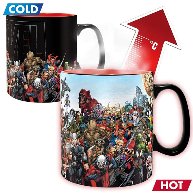 MARVEL - Mug Heat Change - 460 ml - Marvel Heroes