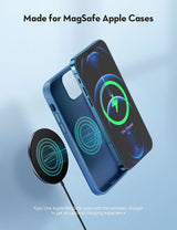 RAVPower RP-WC012 Magnetic Wireless Charger for iPhone 12/12 Pro Max/mini/AirPods Pro black