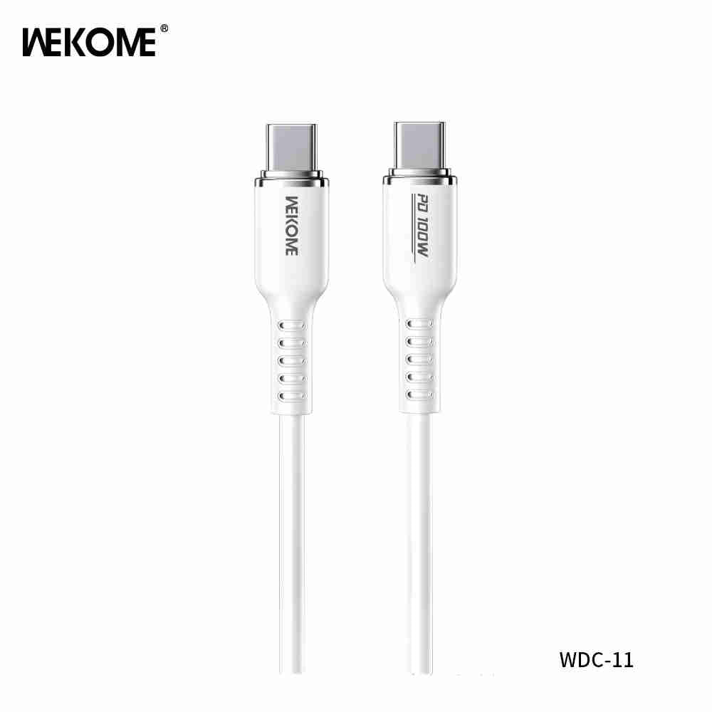 WEKOME WDC-11 Tint II Series Real Silicone 100W Data Cable Type-C to Type-C