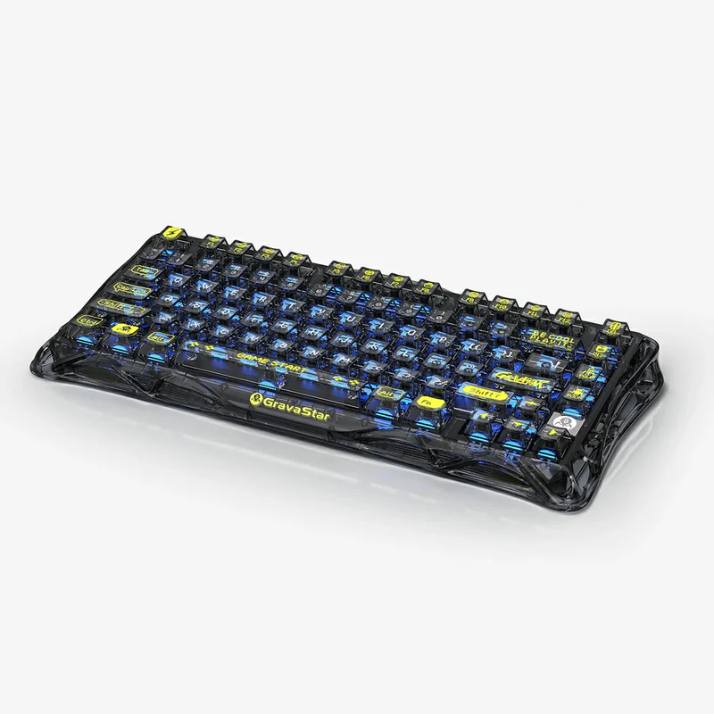 GravaStar Mercury K1 Lite 75% Wireless Mechanical Gaming Keyboard