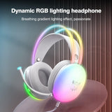 سماعة الألعاب ONIKUMA X25 RGB – أبيض