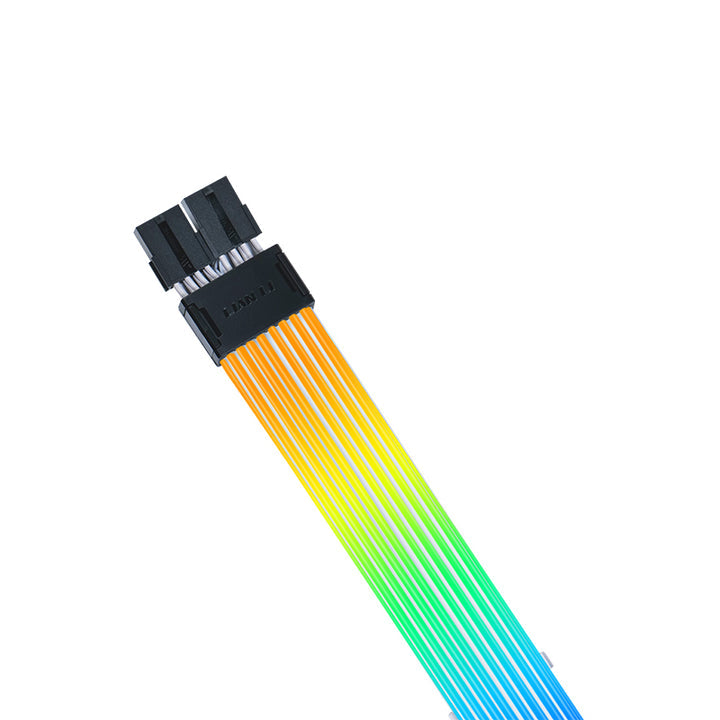 Lian Li Strimer Wireless GPU 2x8-Pin Addressable RGB Extension Cable ...