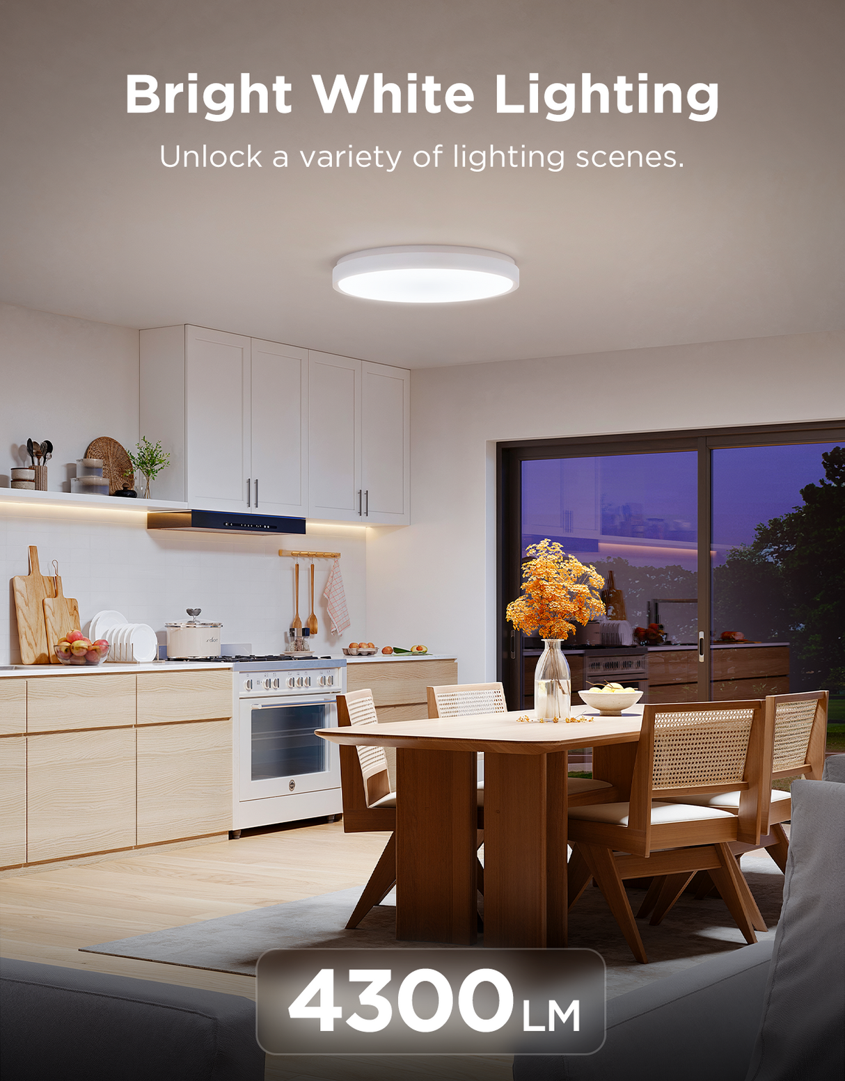 Govee 38cm RGBICWW Smart Ceiling Light Pro - H60A6