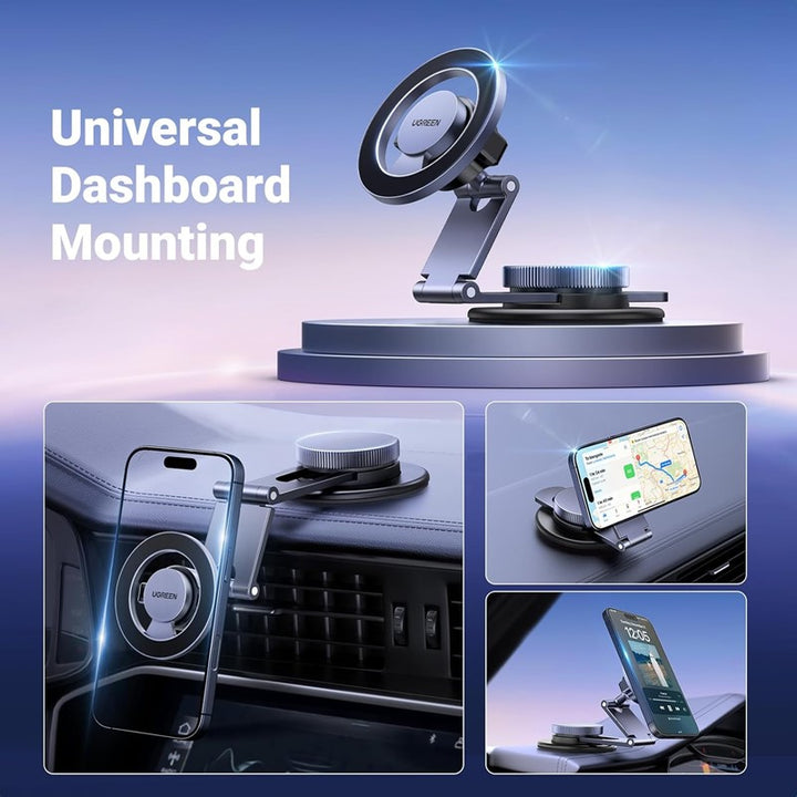 UGREEN Dashboard Magnetic Car Phone Mount grey
