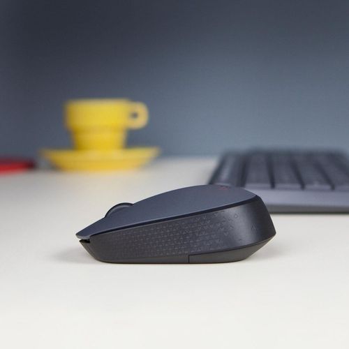 ماوس Logitech M170 اللاسلكي بعمر بطارية يصل إلى ١٢ شهرًا – رمادي