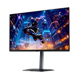 شاشة ألعاب مسطحة بتقنية QD-OLED من جيجابايت MO32U2، مقاس 32 بوصة، بدقة UHD (3840 × 2160)، ومعدل تحديث 240 هرتز، وزمن استجابة 0.03 مللي ثانية، ومنفذ HDMI 2.1 - أسود