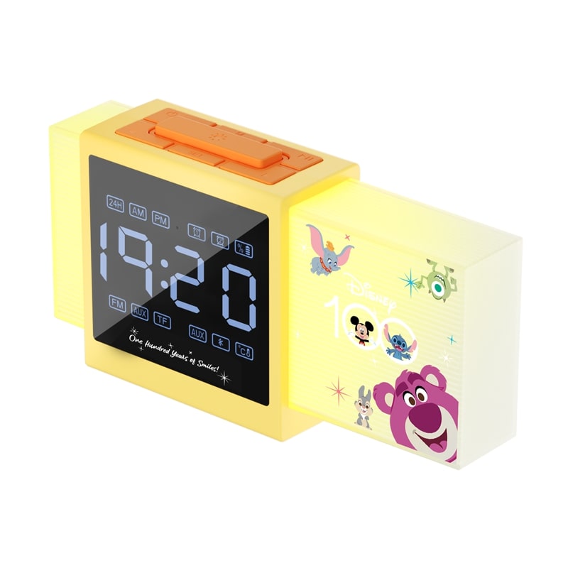 Disney QS-S2 D100 Series Bluetooth Alarm Clock Speaker