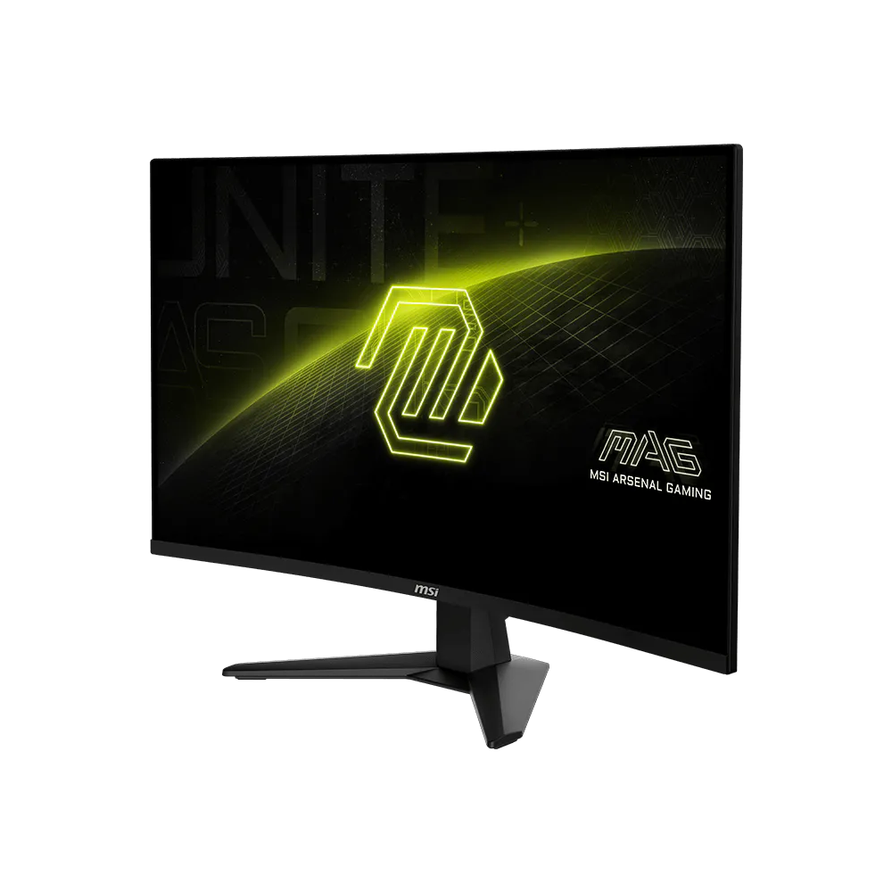 ام اس اي شاشة ألعاب منحنية MAG 32C6X مقاس 32 بوصة بدقة FHD (1920 × 1080)، ومعدل تحديث 250 هرتز، وزمن استجابة 1 مللي ثانية، وانحناء 1500R، بتقنية VA - لون أسود