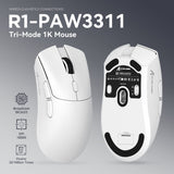 ATTACK SHARK R1 Wireless Gaming Mouse PixArt PAW3311 - White