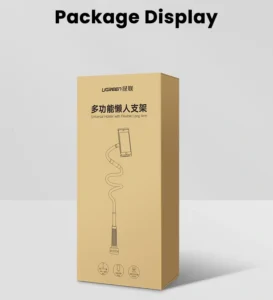 Ugreen Multifunction Phone Clip Stand 90cm - Black (LP113 - 80906)