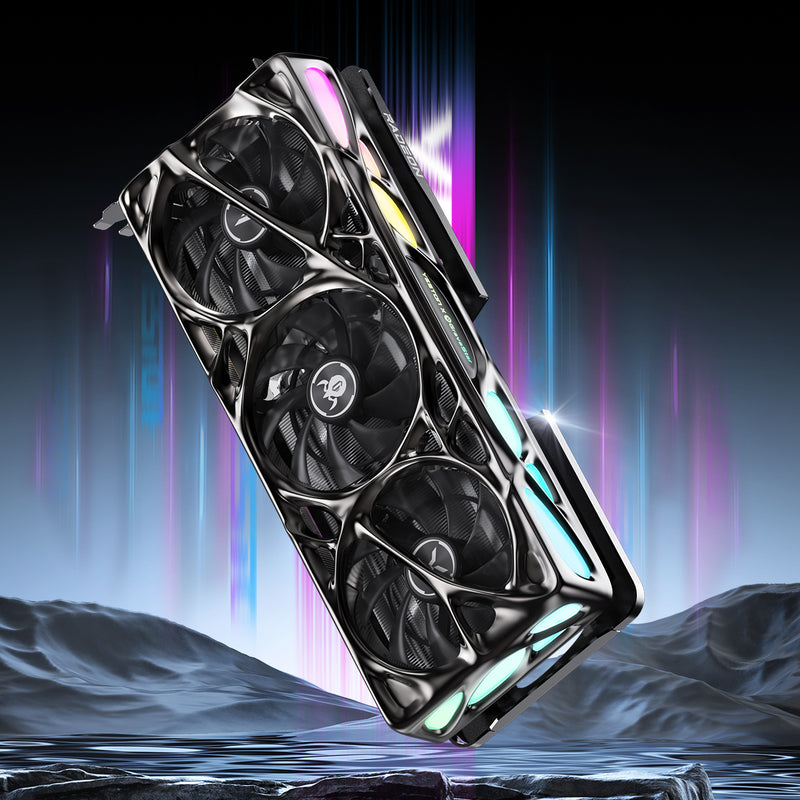 كرت الشاشة Yeston x GravaStar AMD RADEON RX 9070 XT Mercury Nova OC