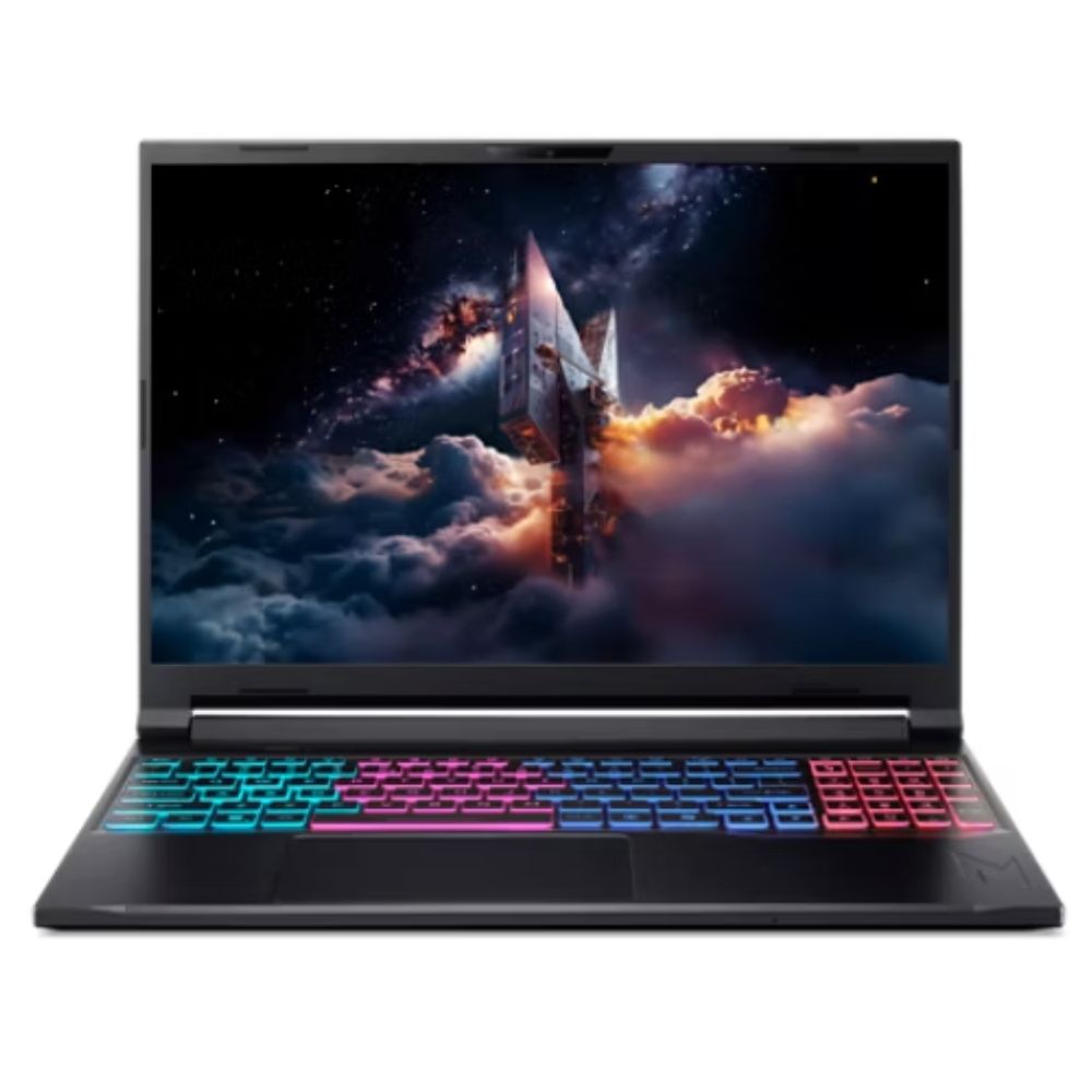 لابتوب ألعاب Acer Nitro V 16S ANV16S-71-97BE، معالج Intel Core 9 270H، بطاقة RTX 5070 بذاكرة 8GB GDDR7، ذاكرة عشوائية 16GB DDR5، قرص صلب SSD بسعة 1TB، شاشة 16 بوصة WUXGA 180Hz، نظام تشغيل Windows 11، باللون الأسود NH.U29EM.003