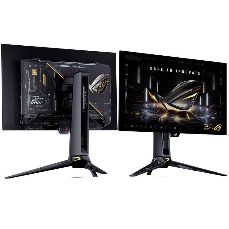 Asus ROG Swift OLED PG27AQWP-G EDITION 20 27" Dual Mode (QHD 540Hz OR FHD 720HZ) Response time 0.02ms, HDMI 2.1, Neo Proximity Sensor Flat Gaming Monitor - Black  90LM0CF0-B02971