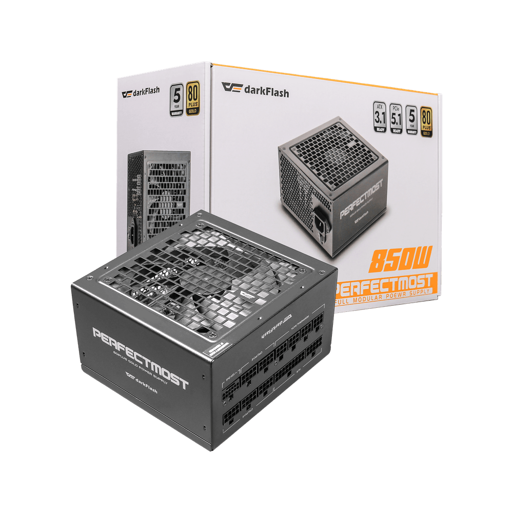 Darkflash 850W Perfectmost Full Module 80 Plus Gold PCle 5.1 - Black