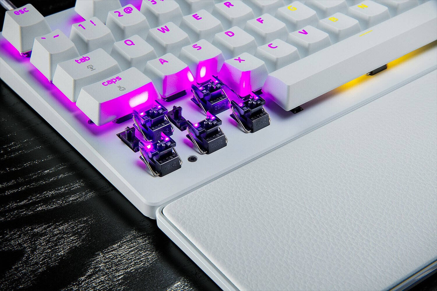 Razer Huntsman V3 Pro Tenkeyless Keyboard- White – Level Up Razer Huntsman V3 Pro Tenkeyless Keyboard- White – Level Up