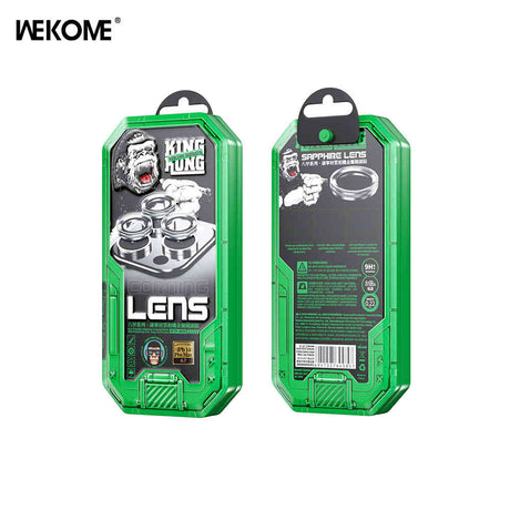 WEKOME WTPC-009 Vacha Series Corning Camera-shape Metal Lens Protector - Clear for Iphone 15 Pro / Pro Max
